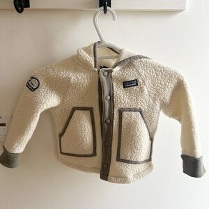 Patagonia Cream Sherpa Fleece Jacket 2T